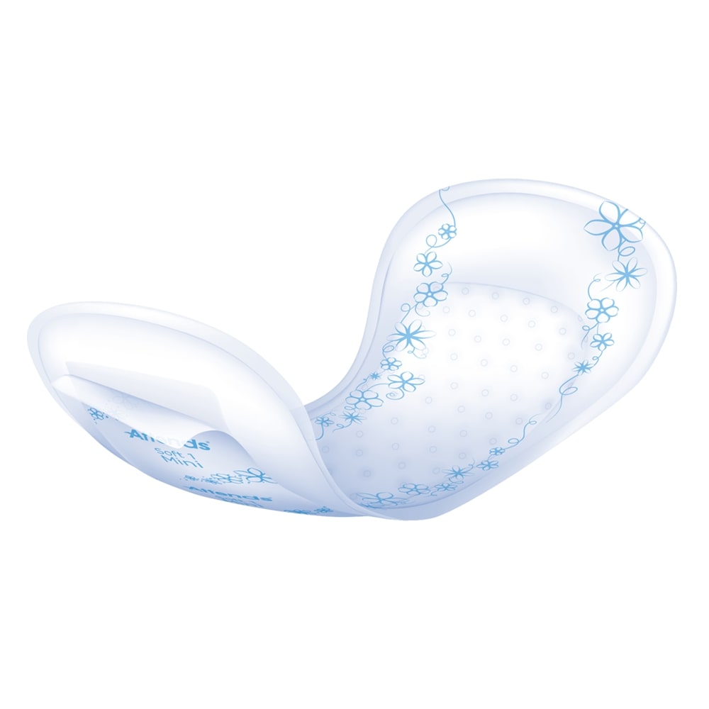 Das Bild zeigt eine Packung Attends Soft 1 Mini, die eine Einlage für Inkontinenzprodukte darstellt. Die Verpackung ist in einem sanften, hellen Farbton gehalten und zeigt auf der Vorderseite das Produktlogo sowie eine grafische Darstellung, die die Verwendung der Einlagen verdeutlicht. Die Packung ist geschlossen und präsentiert die Größe Mini, was auf die Kompaktheit der Einlagen hinweist.