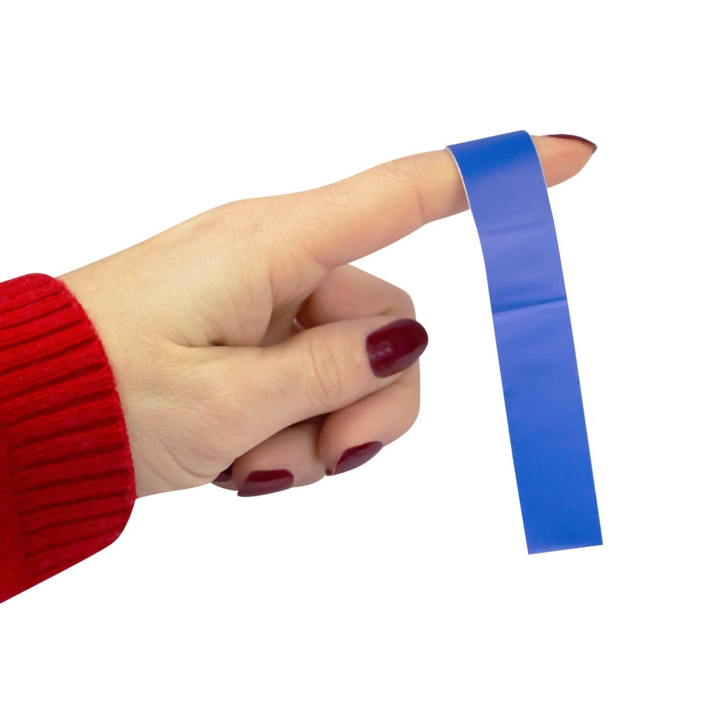 Noba Rudadetec Pflasterstrips 2,0 x 12,0 cm, detektierbar blau, 100 Stück Anwendung 4