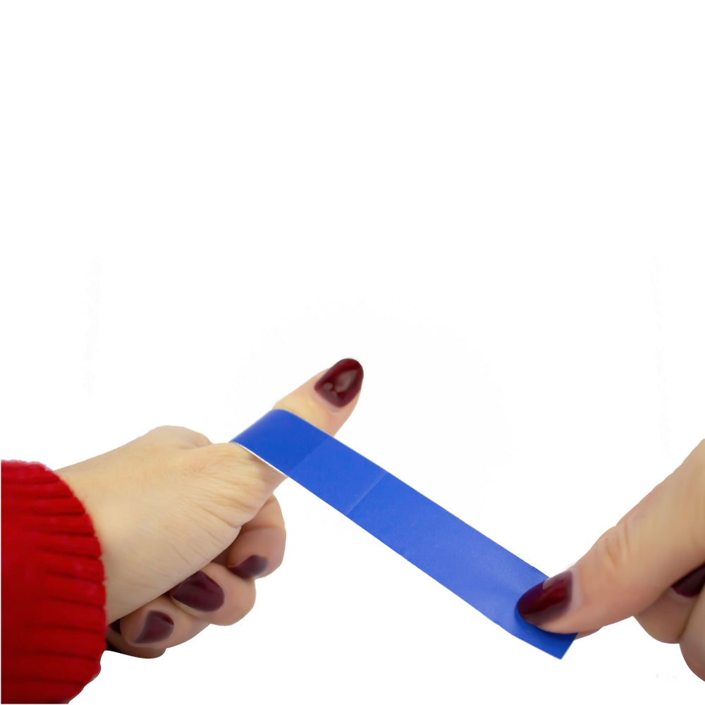 Noba Rudadetec Pflasterstrips 2,0 x 12,0 cm, detektierbar blau, 100 Stück Anwendung 5
