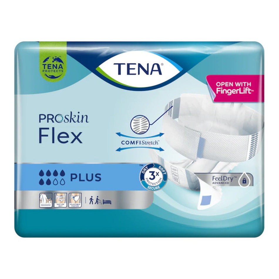 TENA ProSkin Flex Plus Inkontinenzvorlage mit Hüftbund M, 30 Stück