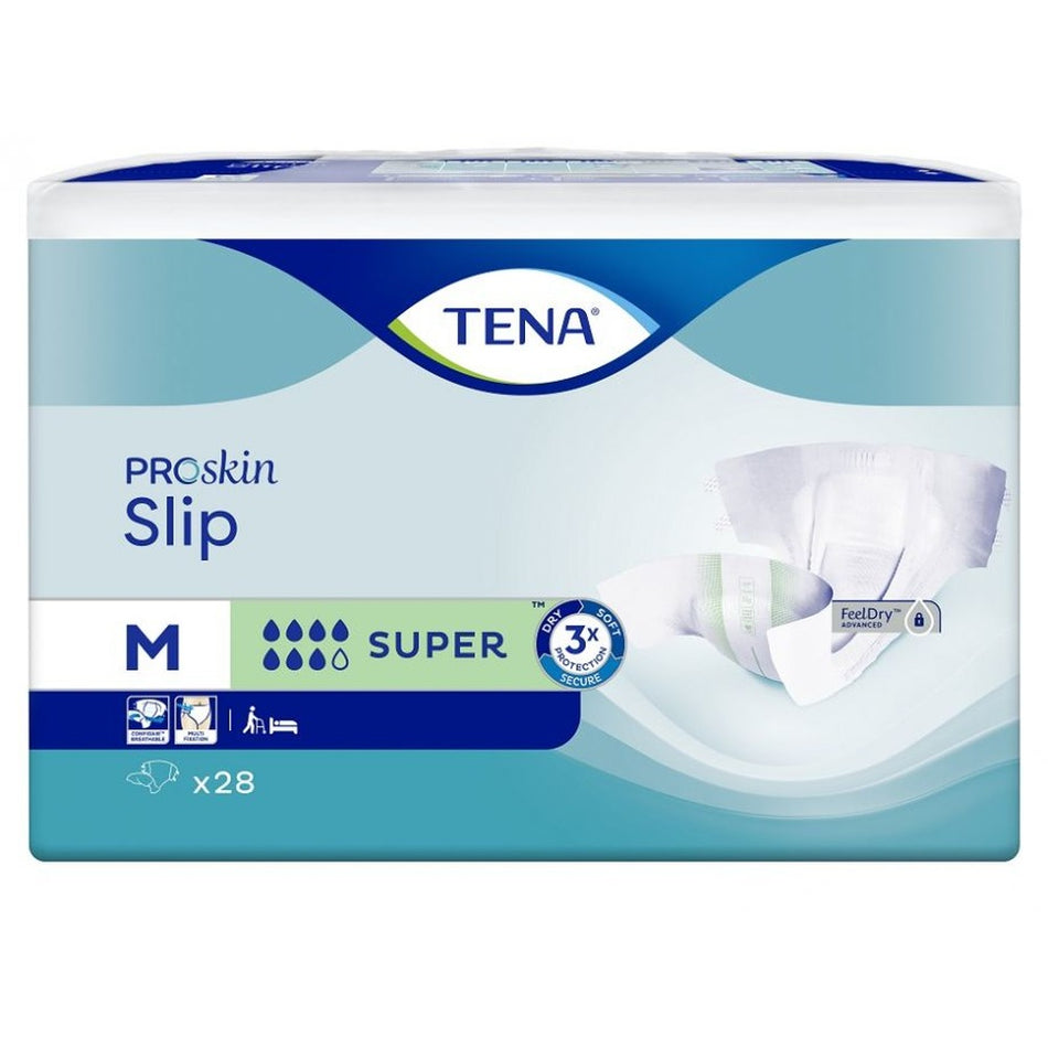 TENA ProSkin Slip Super M Inkontinenzwindeln, 28 Stück