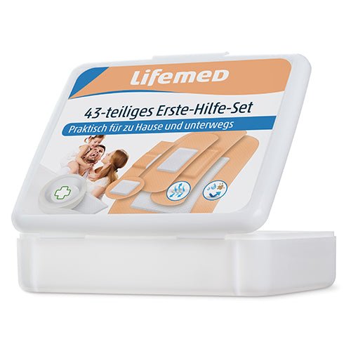Lifemed Erste-Hilfe-Set braun 43-teilig
