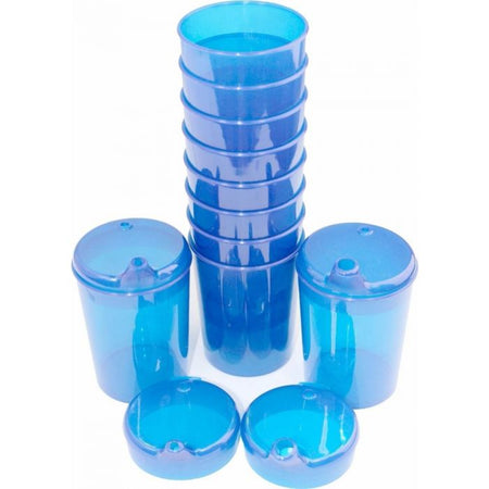 Medi-Inn Schnabelbecher Set 10 Unterteile + 20 Deckel 250 ml