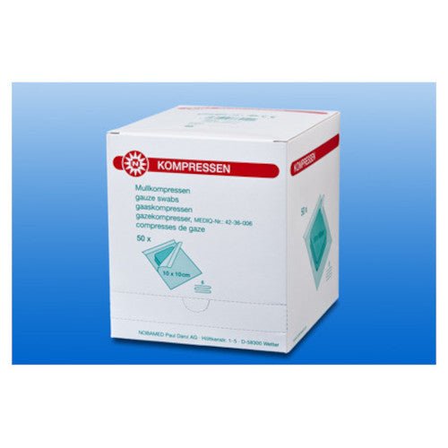 Noba Mullkompresse-steril 8-fach 50 x 2 Stück