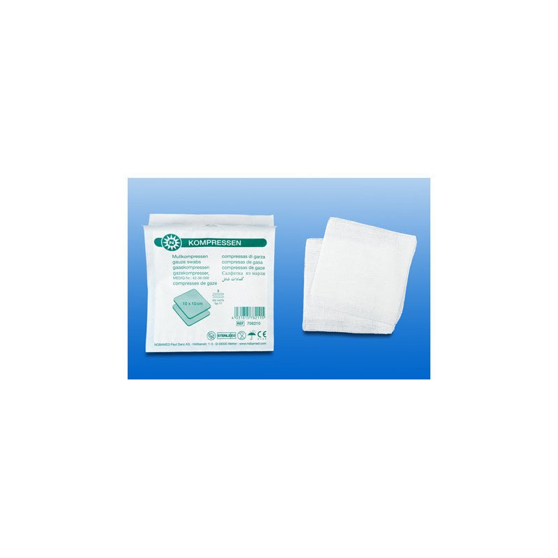 Noba Mullkompresse-steril 8-fach 50 x 2 Stück
