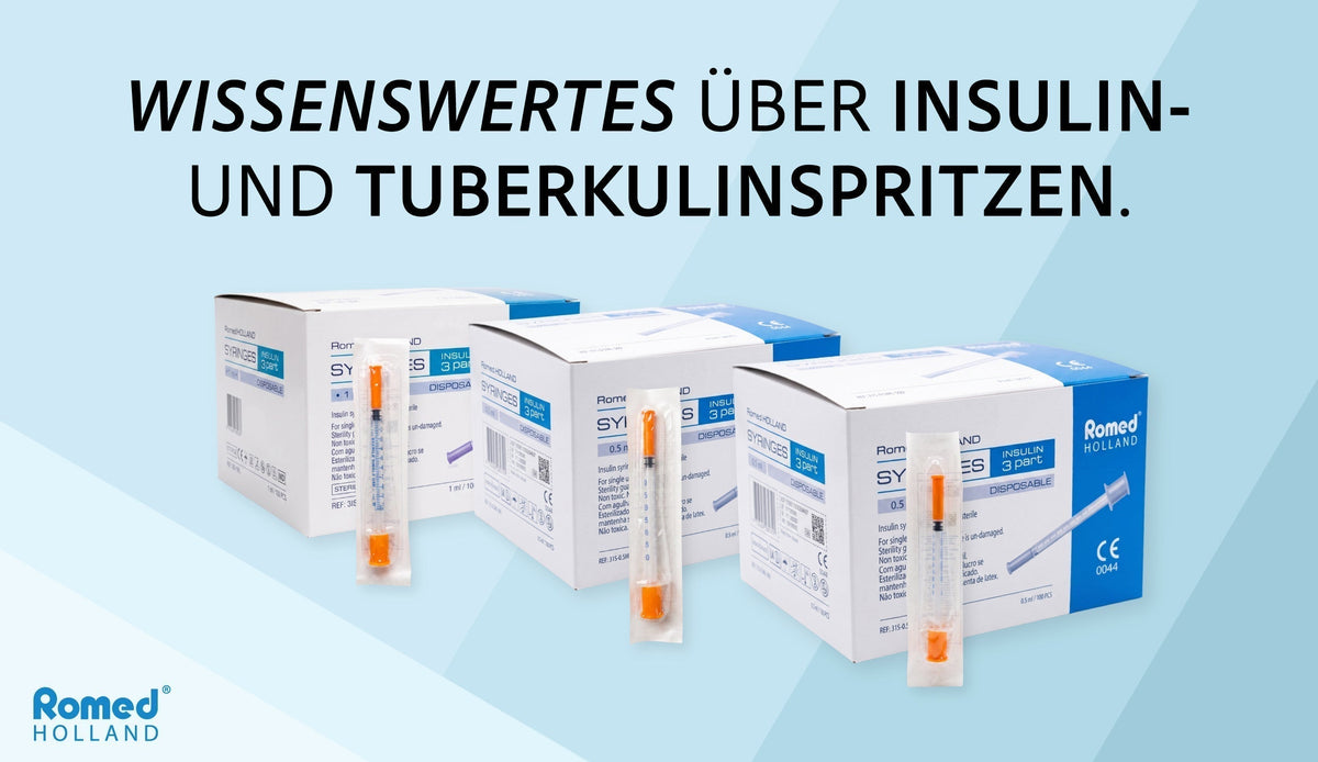 Wissenswertes über Insulin- und Tuberkulinspritzen.