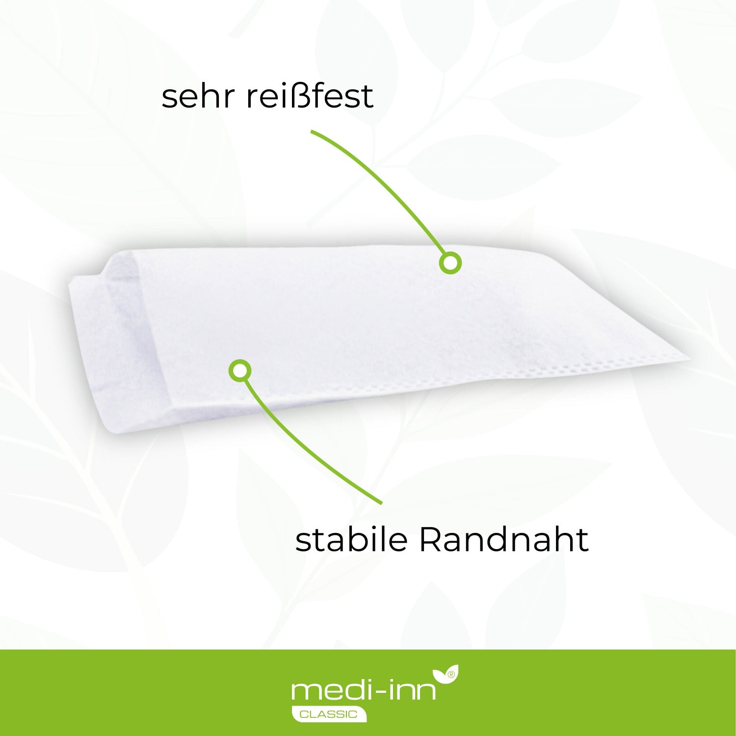 Medi-Inn Classic Molton-Waschhandschuh mit stabiler Randnaht und sehr reißfestem Material