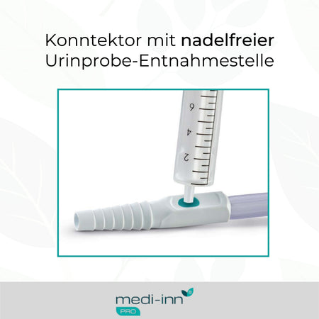 Konnektor mit nadelfreier Urinprobe-Entnahmestelle