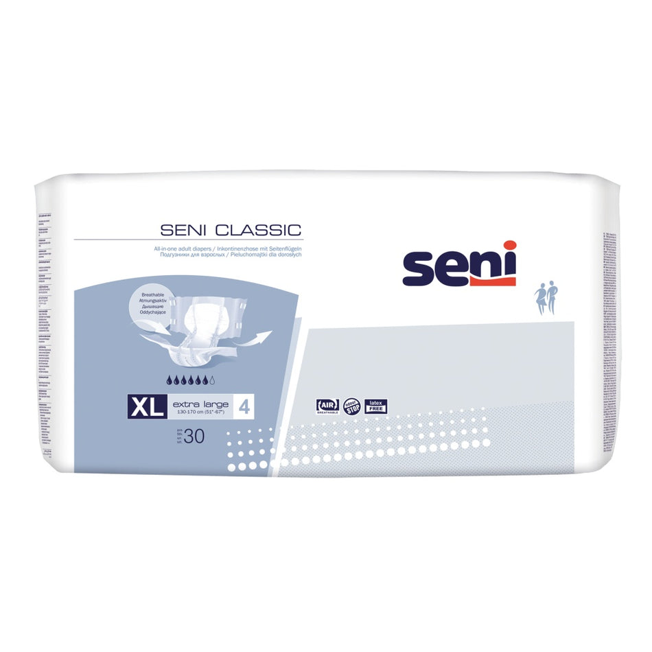 Seni Classic Extra-Large Inkontinenzwindeln Unisex, 130 - 170 cm, 2500 ml