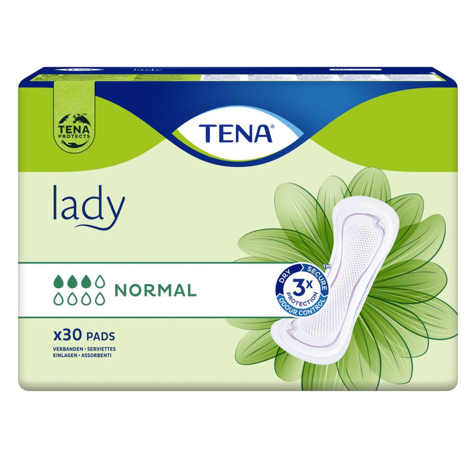 TENA Lady Normal Inkontinenzeinlagen, 30 Stück