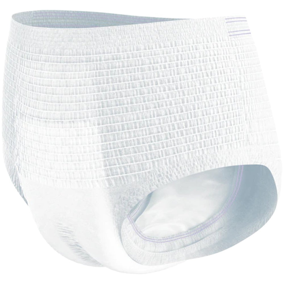 Bild eines Produkts: TENA ProSkin Pants Night Super, eine Packung mit 14 Inkontinenz-Hosen. Die Verpackung ist überwiegend in Blau- und Grautönen gehalten. Auf der Vorderseite ist das Logo von TENA gut sichtbar, zusammen mit der Bezeichnung „ProSkin Pants Night Super“. Es gibt eine grafische Darstellung der Hosen mit dem Hinweis auf die Nacht-Funktion und hohe Saugfähigkeit. Das Bild vermittelt Sicherheit und Diskretion für Benutzer, die Unterstützung im Schlaf benötigen.
