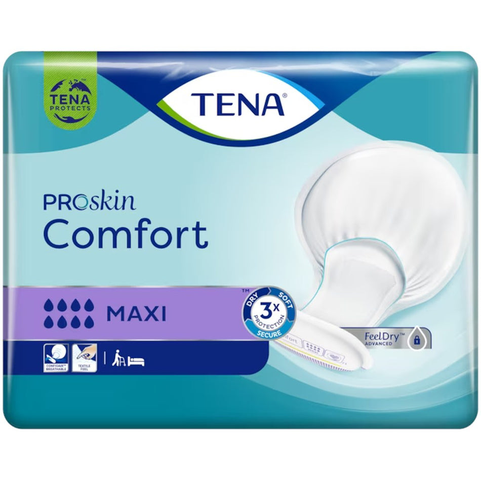 TENA Comfort Maxi Inkontinenzvorlagen, 34 Stück