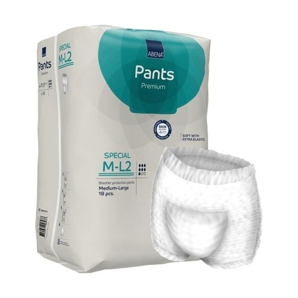 Abena Pants Special Premium Windelhosen mit Beinansatz , Gr. M-L2, 1700 ml