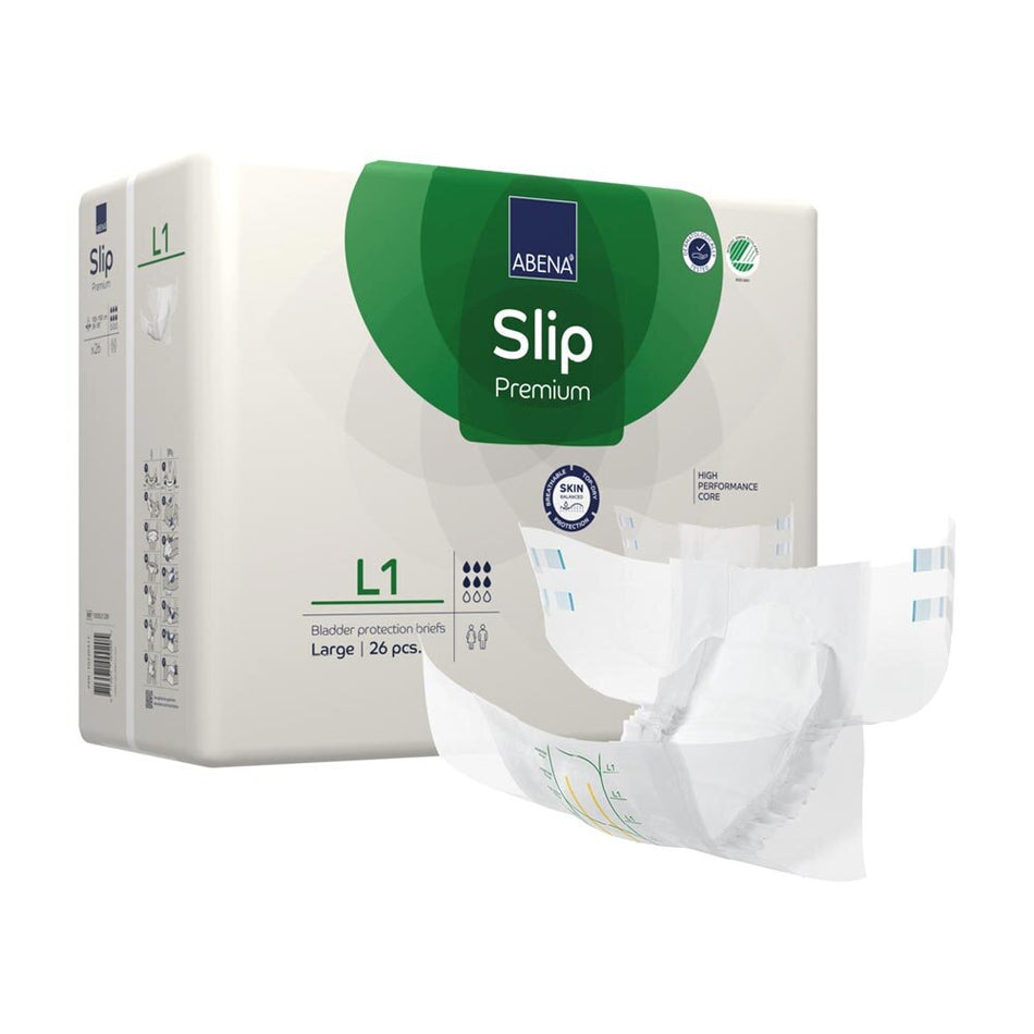 Abena Slip Premium L1 Inkontinenzwindeln 2500 ml, 26 Stück