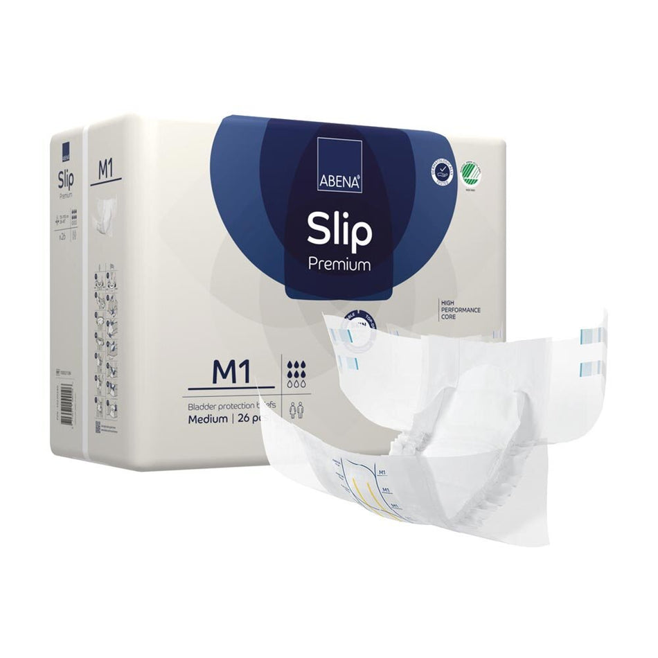 Abena Slip Premium M1 Inkontinenzwindeln 2000 ml, 26 Stück