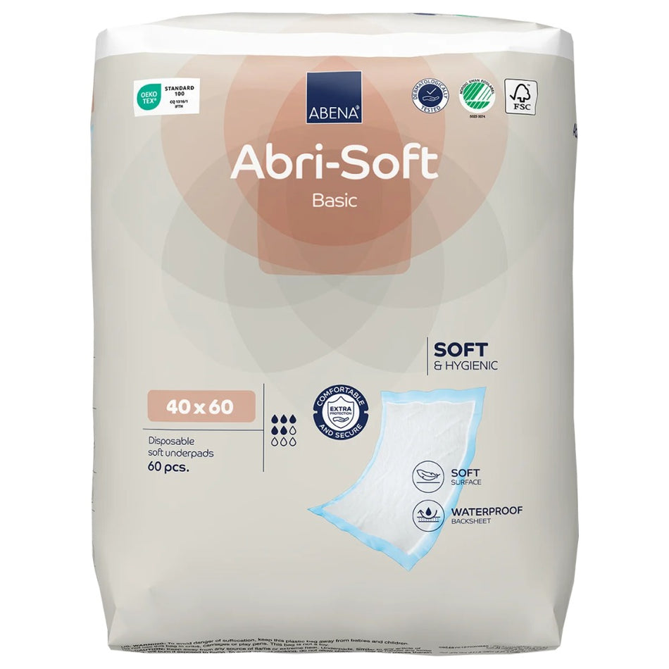 Abri Soft Basic Einmalunterlage 40 x 60 cm, 60 Stück