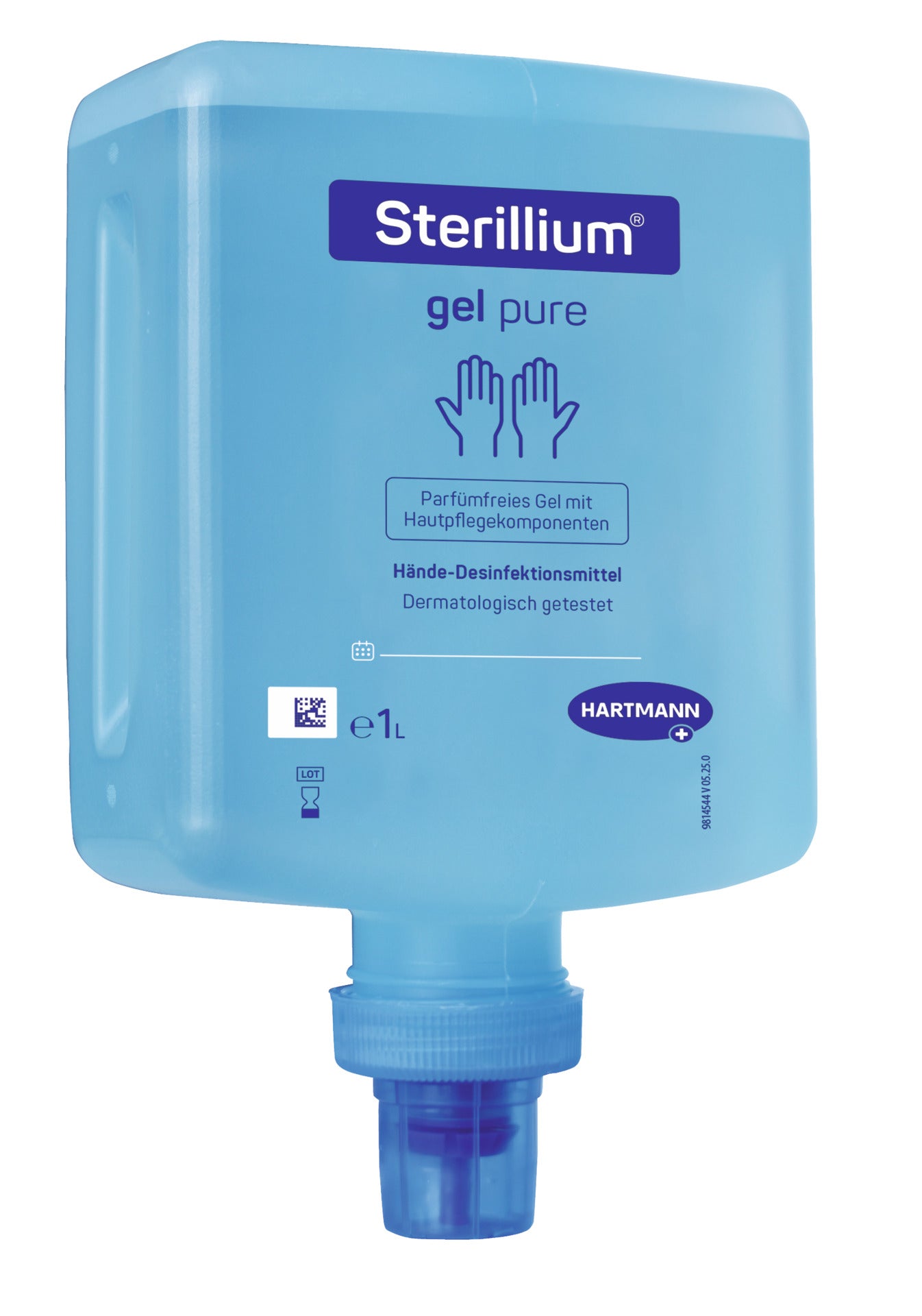 Hartmann CleanSafe touchless Dosierspender für Überkopfflaschen + 10 x 1000 ml Sterillium Gel pure Überkopfflasche