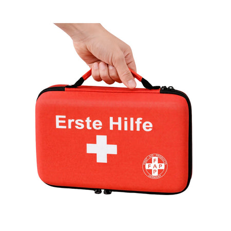 Rote Erste-Hilfe Tasche aus EVA mit DIN 13157 Füllung