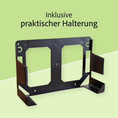 Inklusive Praktischer Halterung