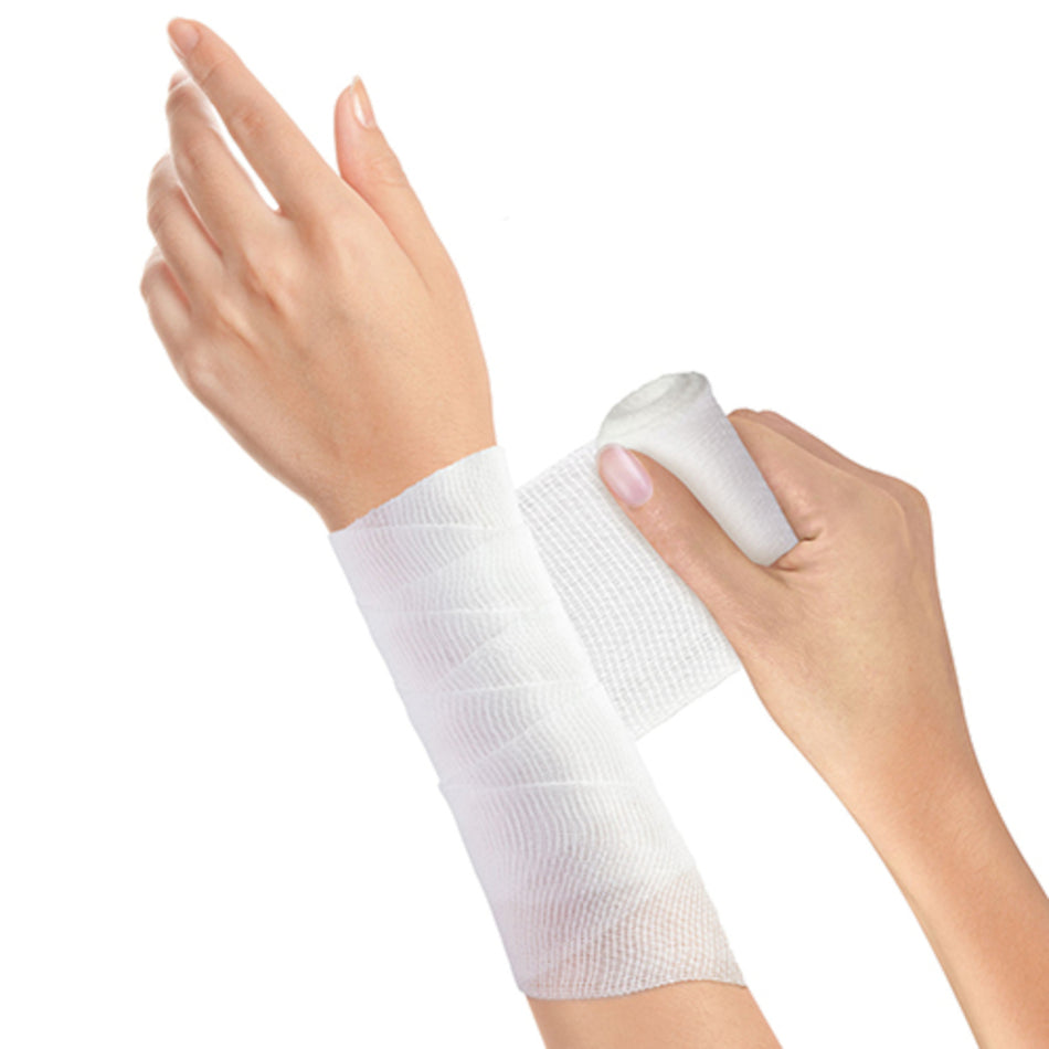 Lifemed Elastische Mullbinde 4 m x 6 cm weiß