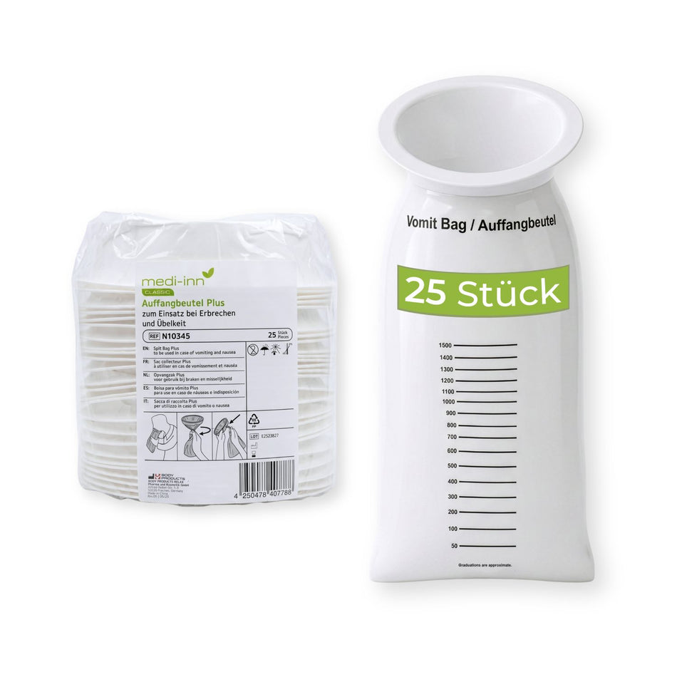 Medi-Inn Brechbeutel mit Mundstück 25er Pack