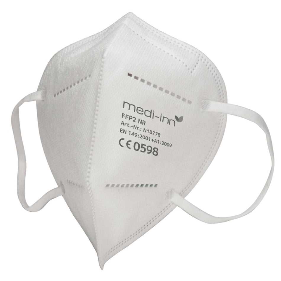 Medi-Inn Atemschutzmasken FFP2 weiß ohne Ventil 4-lagig