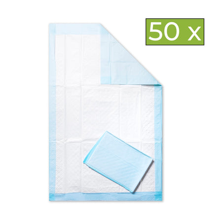 Krankenunterlagen Medi-Inn 60x90 cm – Großpackung mit 50 Stück, 10-lagig, Bettschutz