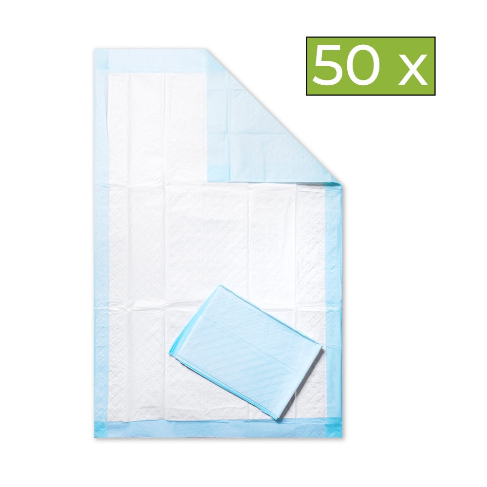 Medi-Inn Krankenunterlagen 60 x 90 cm – Doppelpack mit 50 Einweg-Unterlagen