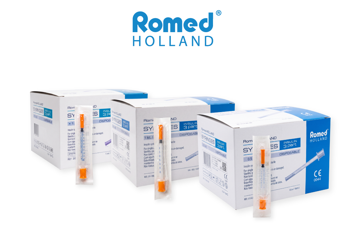 Romed Holland Insulinspritzen U-40, U-50 und U-100