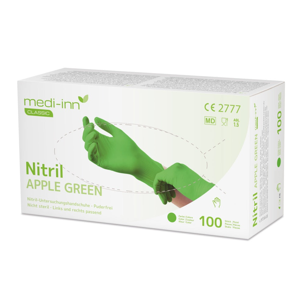 Medi-Inn Nitril Apple Green Einmalhandschuhe N18886
