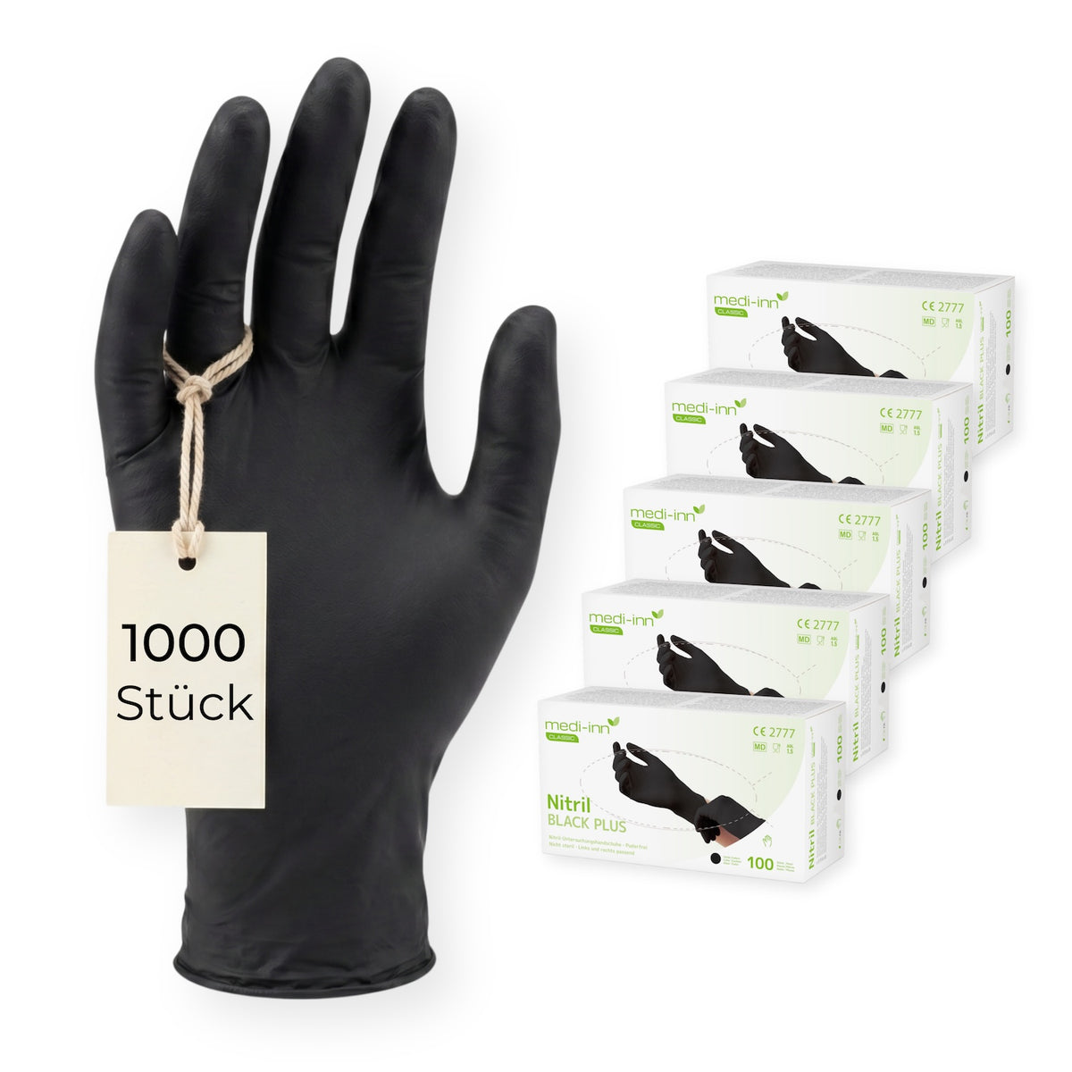 nitril handschuhe m 1000 stück Medi-Inn black plus Einmalhandschuhe Holz Farbe:sunlight magic Handschuhe Bono | Manmat