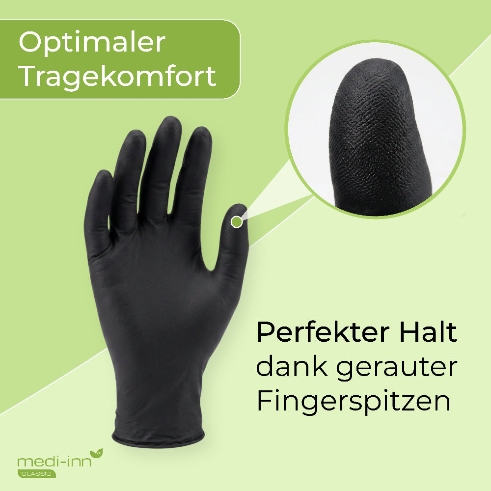 Medi-Inn Nitril black plus Einmalhandschuhe