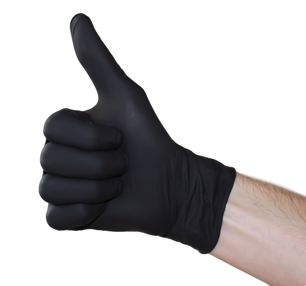 Medi-Inn Nitril Black Plus Einmalhandschuhe Anwendung 2