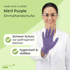 Nitril-Handschuhe, puderfrei orange Orange Größe S