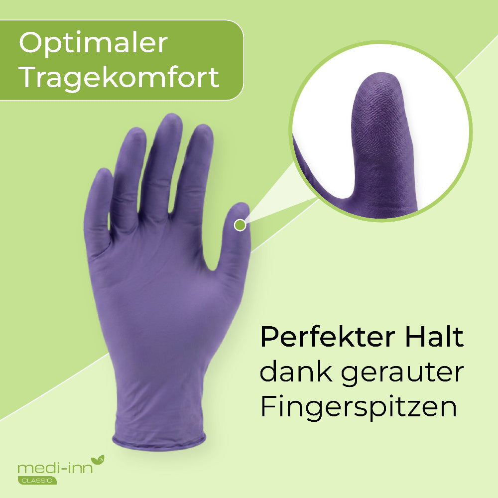 Medi-Inn Nitril Purple Einmalhandschuhe lila bestellen