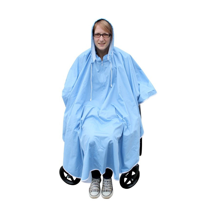 Medi-Inn Regenschutz, blau, für Rollstühle