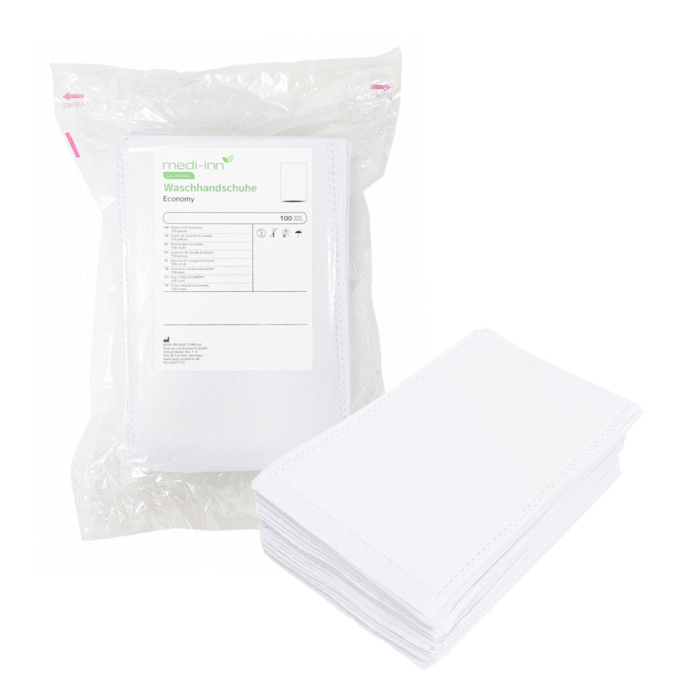 Medi-Inn Einmal-Waschhandschuhe Economy 15 x 22 cm, 100er Pack