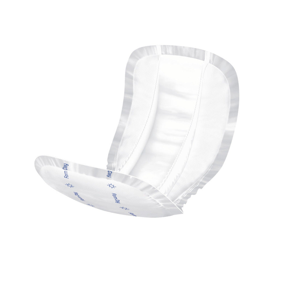 Einzelne MoliCare Form Vorlage, anatomisch geformt, aufgefaltet mit Auslaufsperren.