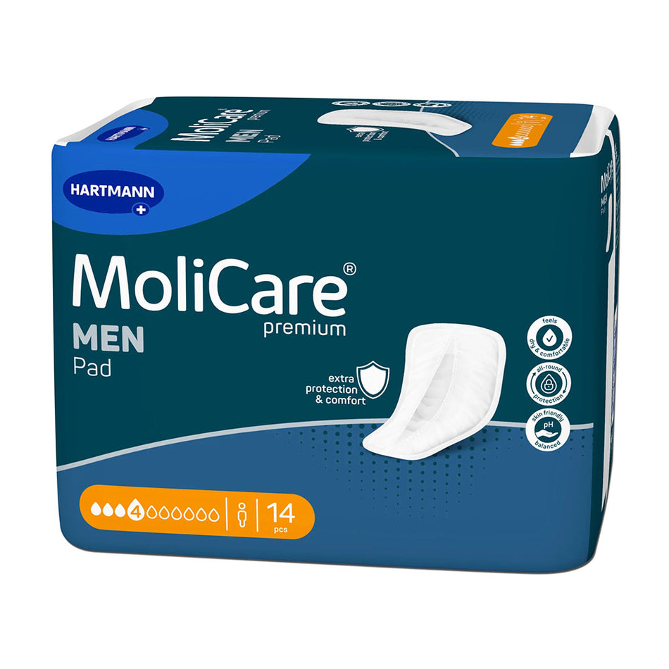 MoliCare Premium Men Pad, 4 Tropfen, 34 x 18 cm