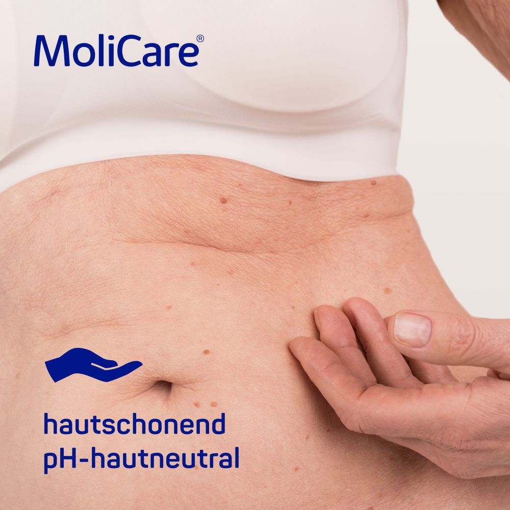 MoliCare Skin Feuchtpflegetücher - hautschonend und pH-neutral