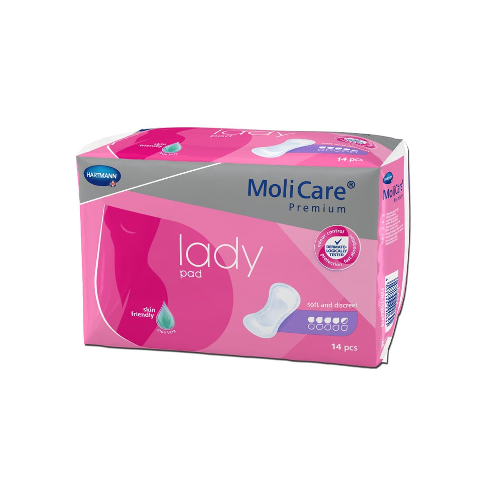 MoliCare Premium Lady Pad, 4,5 Tropfen, 43 x 16 cm