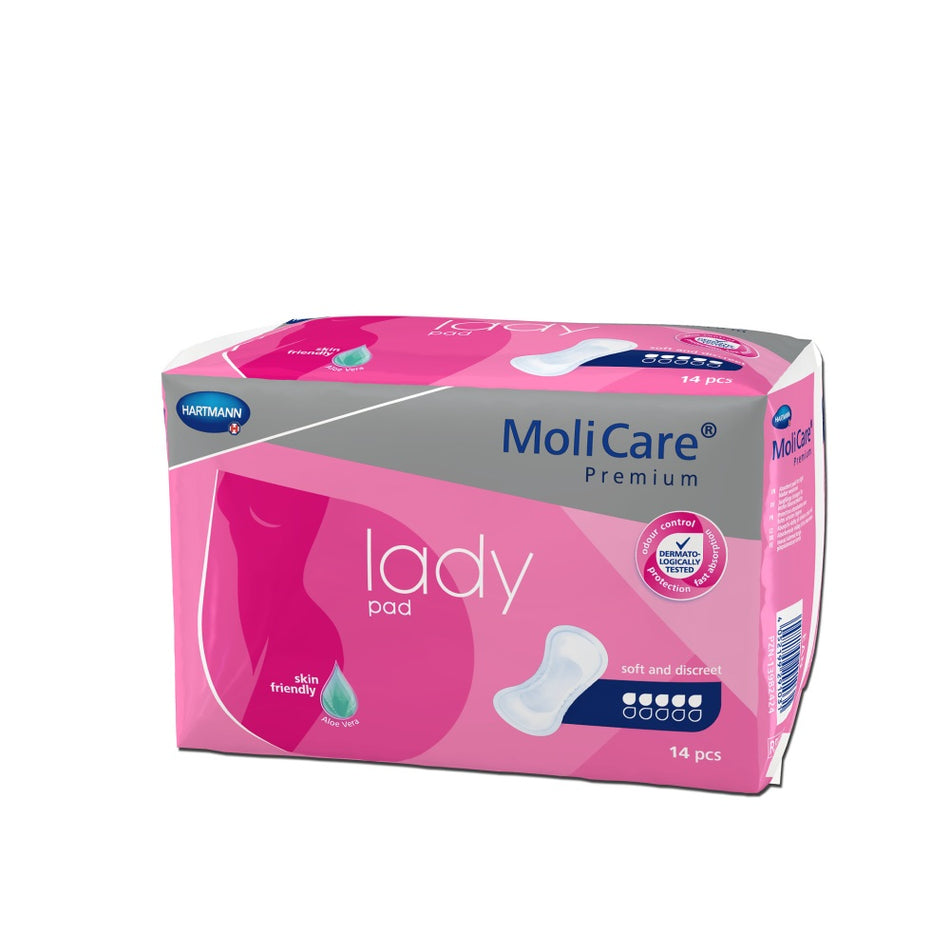 MoliCare Premium Lady Pad, 5 Tropfen, 43 x 16 cm