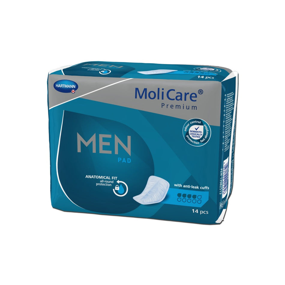 MoliCare Premium Men Pad, 4 Tropfen, 34 x 18 cm