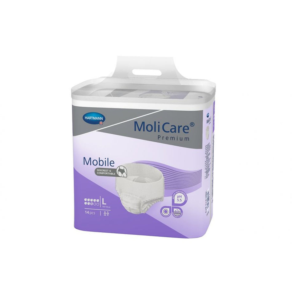 MoliCare Premium Mobile, 8 Tropfen, Gr.L, Hüftumfang 100 - 150 cm
