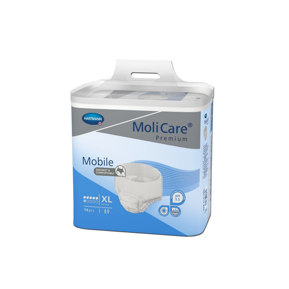 MoliCare Premium Mobile, 6 Tropfen, Gr.XL, Hüftumfang 130 - 170 cm