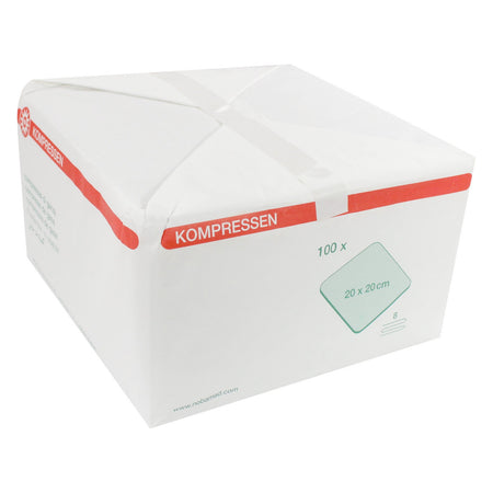 Noba Mullkompressen Verpackung 20 x 20 cm, 100 Stück, 8-lagig.