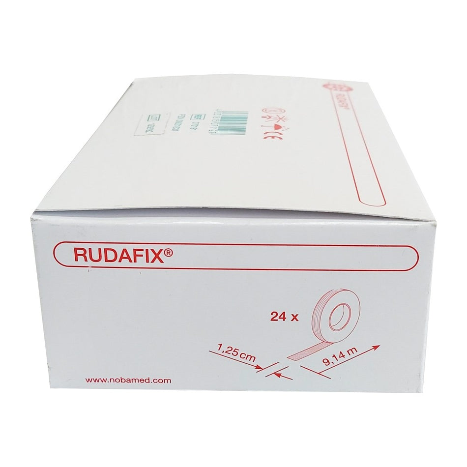 Noba Rudafix Fixierpflaster, gerollt, ohne Seitenscheiben 1,25 cm x 9,14 m