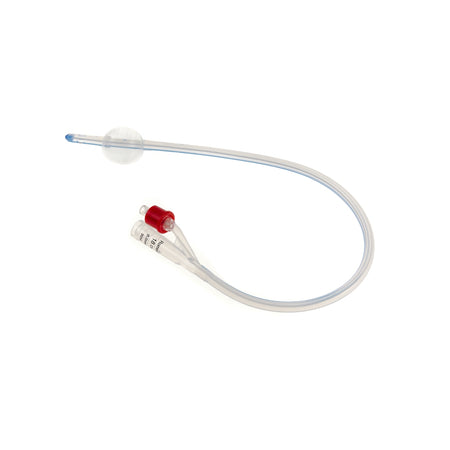 Romed Foley-Ballonkatheter aus transparentem Silikon mit Ballon und Anschlüssen, medizinischer Urinkatheter