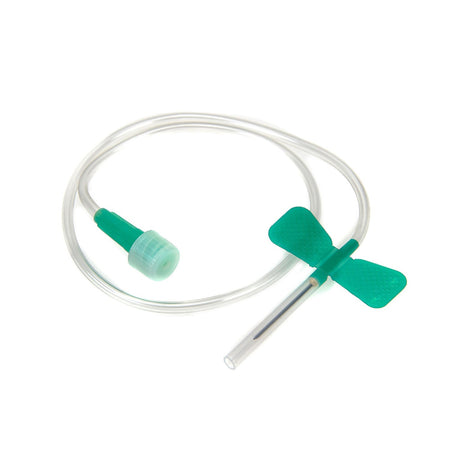 Romed Scalp Vein Infusionsset mit Butterfly-Kanüle und transparentem Schlauch, medizinisches Infusionsbesteck