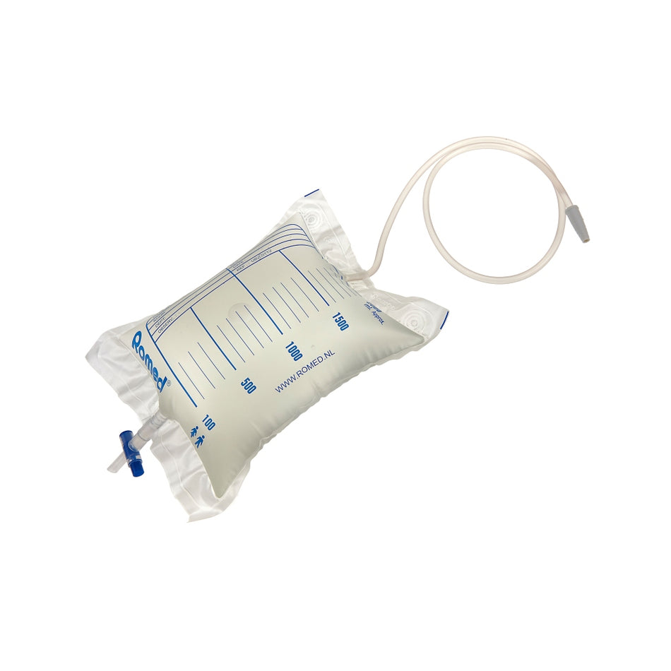 Romed Urinbeutel 2 Liter mit Ventil und T-Ablass UB2LSTTV 2